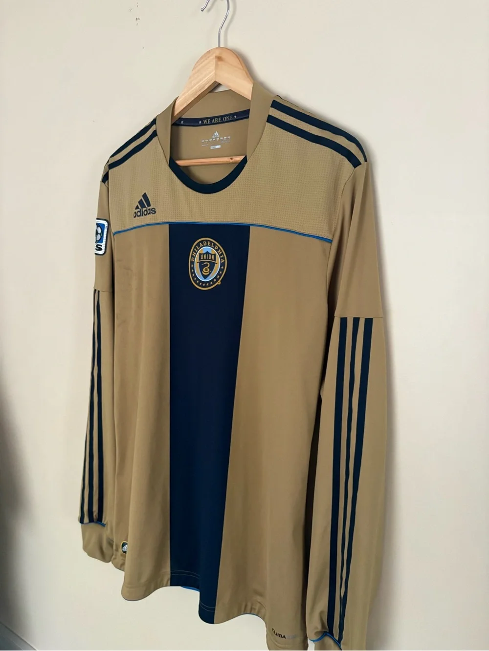 Philadelphia Union Jersey Long-Sleeve Adidas Soccer Jersey 10/11 third kit